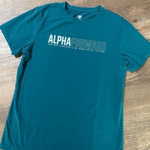 Alpha forward short sleeve workout tee